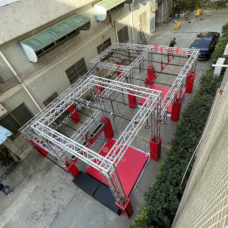indoor outdoor kids playground trampoline amusement parks free design parkour ninja warrior obstacle course gym for adults
