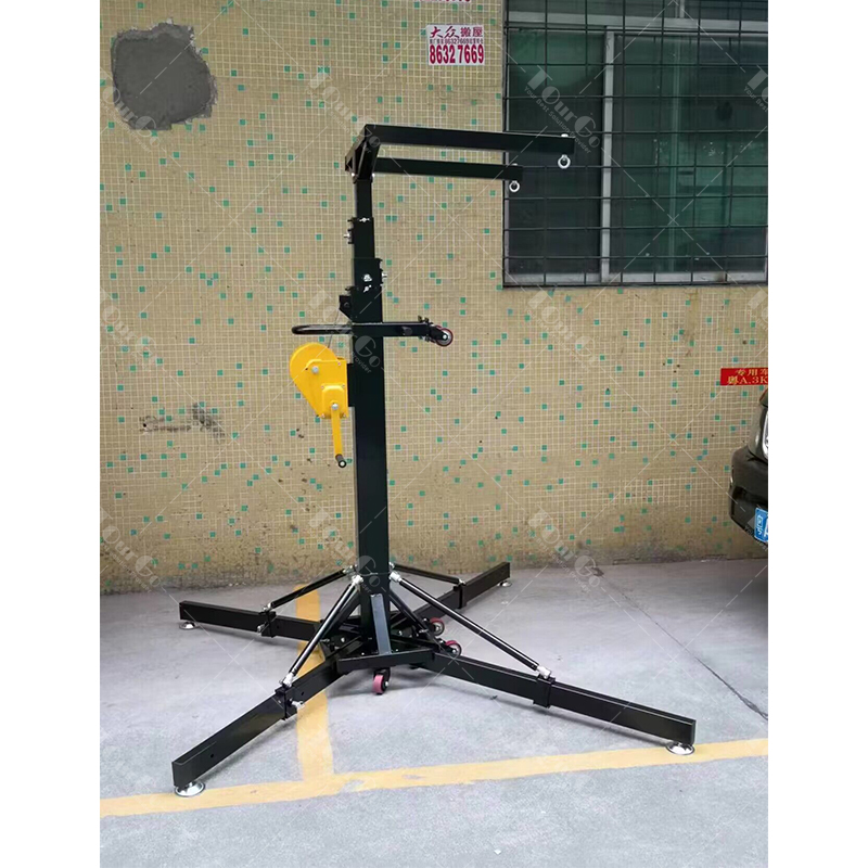 6m 250kg Speaker Tower Crank Stand with H shape adapter