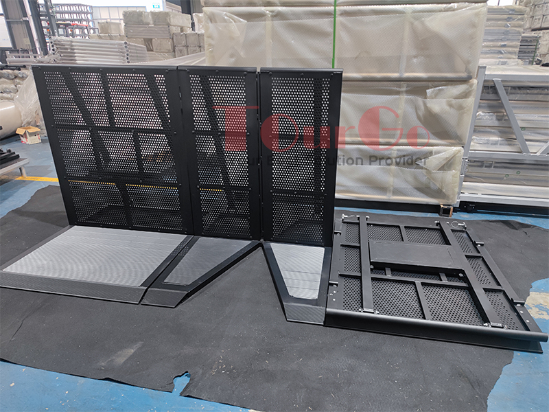 outdoor event portable folding stage aluminum barrier fence crowd control barrier