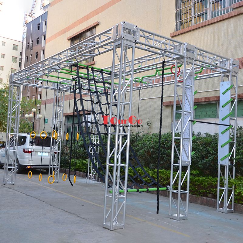 Cheap Commercial Ninja Warrior Course Trampoline Park for Kids