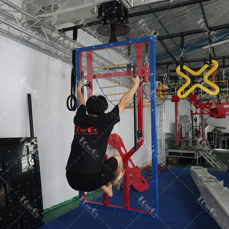 Ninja Obstacle Course Adventure American Ninja Warrior 2024 The Dungeon–Vigorously Revolv door