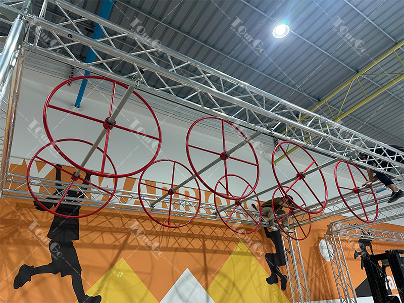 2028 LA Summer Sport Games Modern Pentathlon Course UIPM Obstacles Wheels for Ninja Warrior