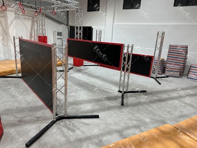 2028 LA Summer Sport Games Modern Pentathlon Course UIPM Obstacles Over-under-through Wall for Ninja Warrior
