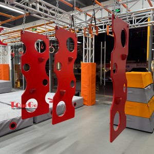Indoor Kids Ninja Obstacles Course Sport Equipment Ninja Training Obstacle