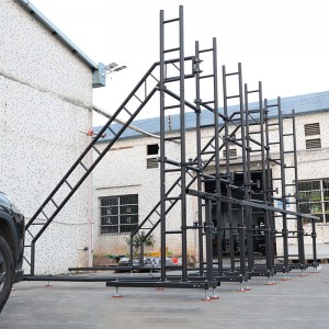 Custom LED Ground Support Stack System for 6×3.5m LED Wall