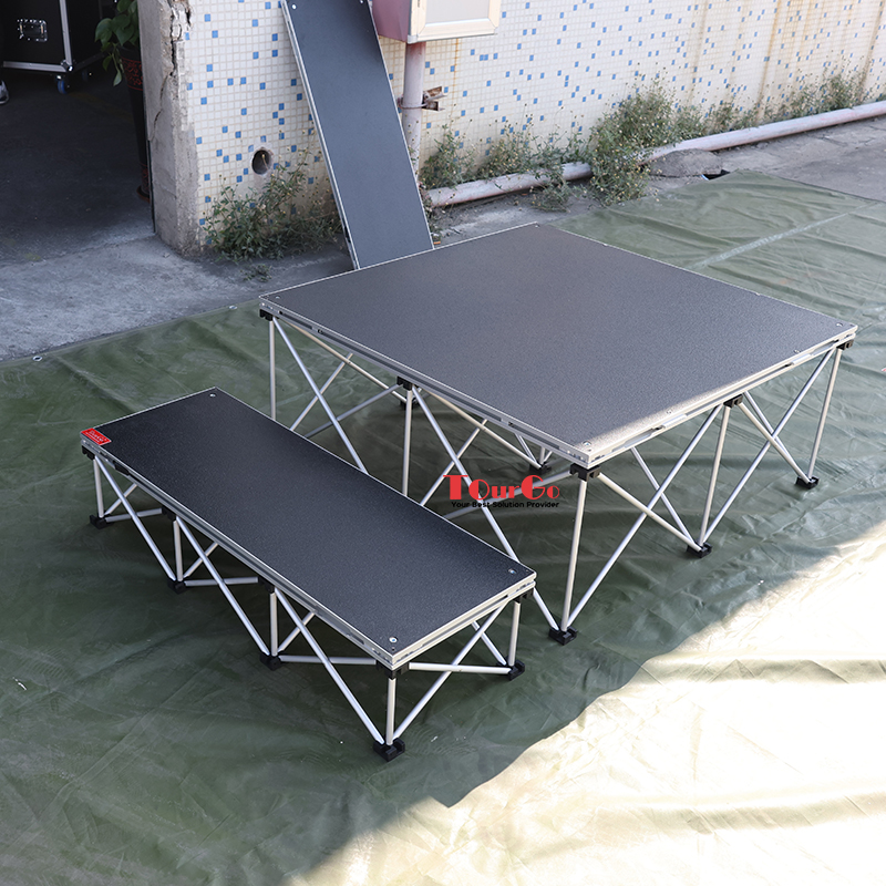 Tuffcoat IntelliStage Lightweight 4′x4′ Portable Stage for Concert Stage Lighting DJ Wedding Events