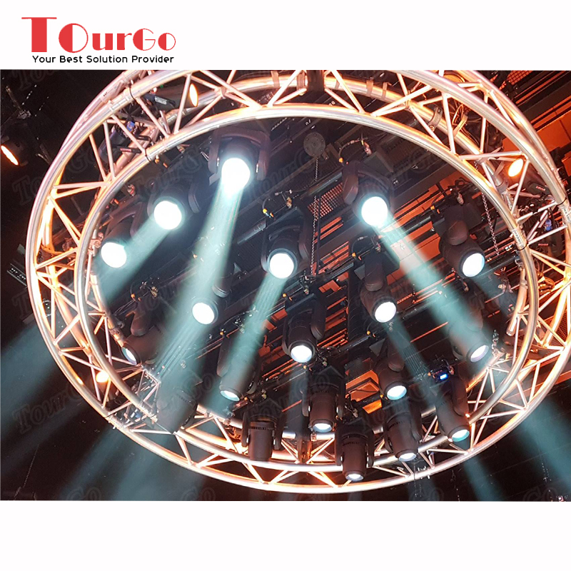 TourGo Aluminum Ceiling Circle Lighting Truss System for Sale