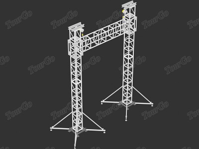 TourGo LED Screen Ground Supports Truss 3.0 m Span and Load Capacity Up to 700 kg