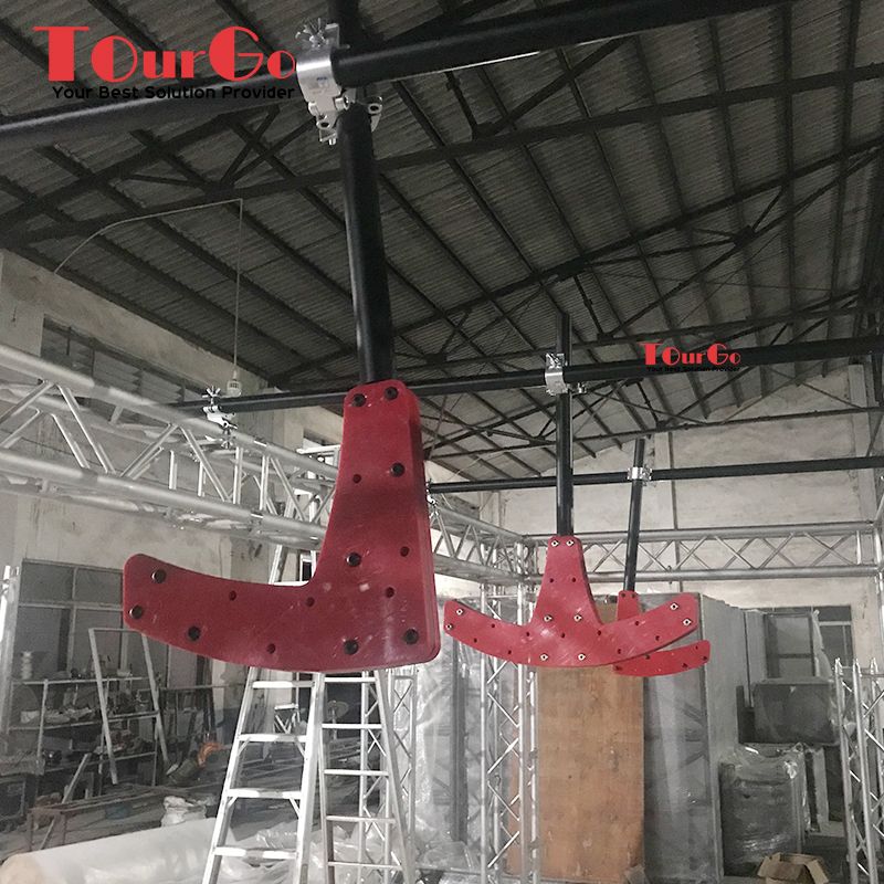 Ninja Obstacle Sky Hooks for Adventure Playground Ninja Warrior Training Course