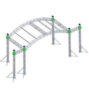 TourGo Aluminum Outdoor Arch Roof Truss with Sound Wings