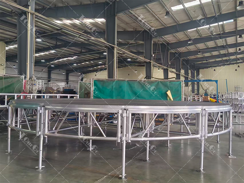 Aluminum Circular Stage