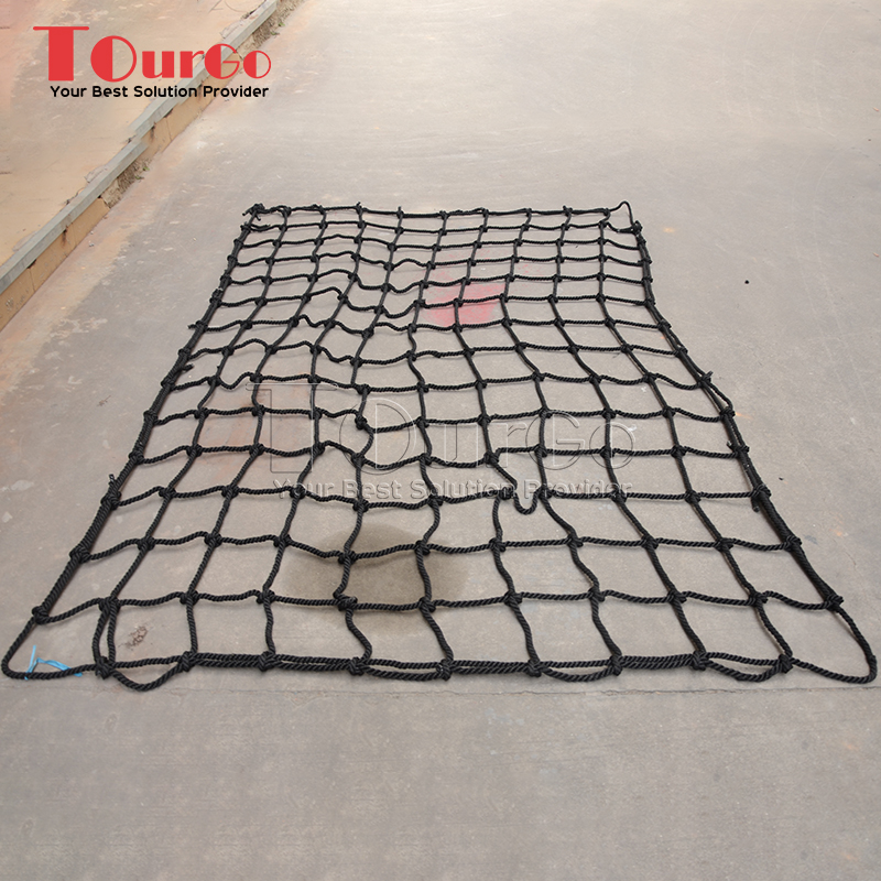TourGo Outdoor Ninja Warrior Safety Climbing Net for Playground
