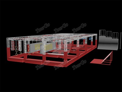 Ninja-Warrior-Course-Layout