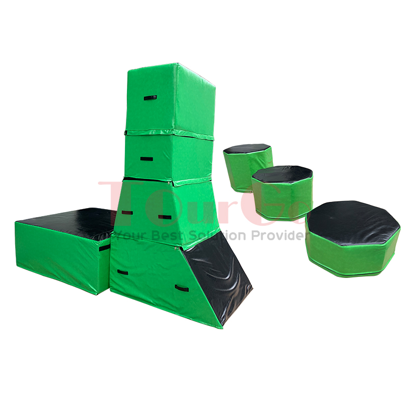Gymnastics NINJA Mat Warrior Obstacles Parkour Equipment Indoor Kids Soft Play Foam Climber Climbing Blocks Play Sets