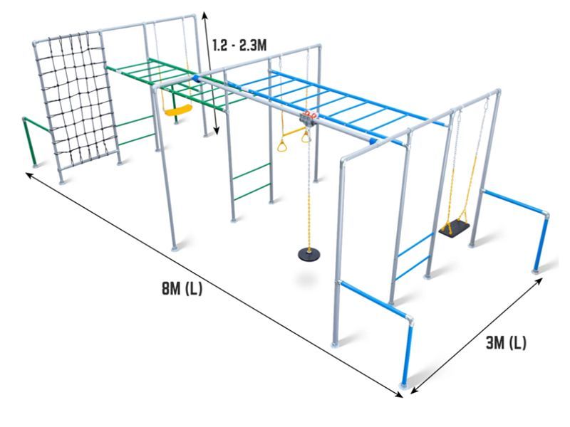 Ninja Warrior Obstacles For Kids