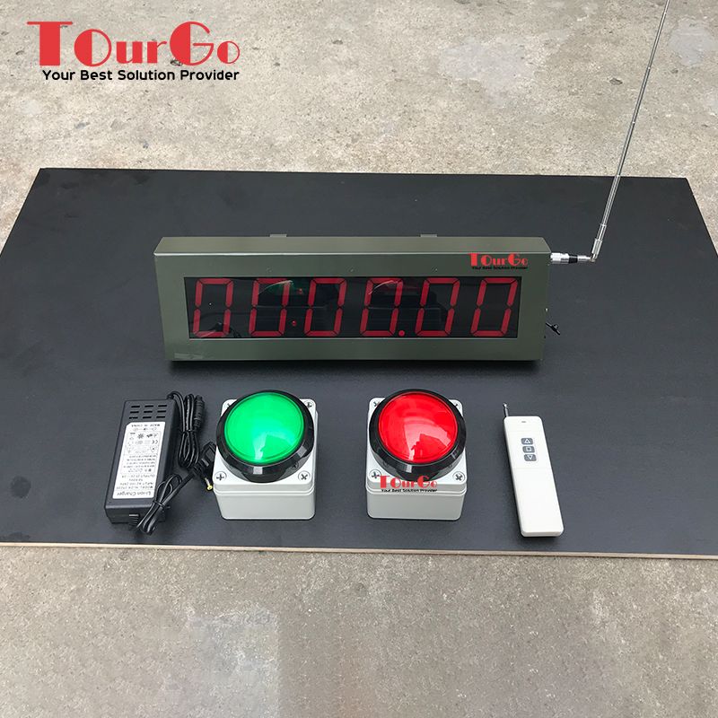 Portable 6 Digital LED Crossfit Interval Gym Training Timer for Ninja Warrior Course