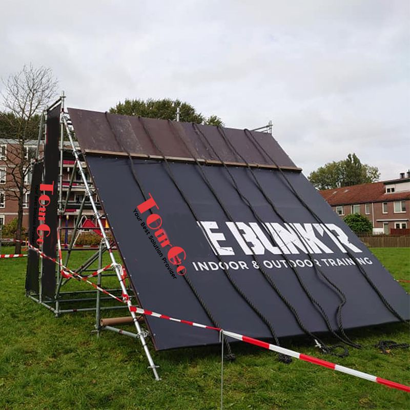 OCR Outdoor Adult Climbing Frame American Ninja Warped Wall for Sale