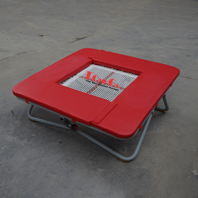 Adjustable Inclined Gymnastic Mini Trampoline for Ninja Training