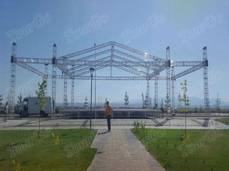 Tourgo Hot Selling Portable Stage Aluminum Lighting Truss for All Kind of Big Event