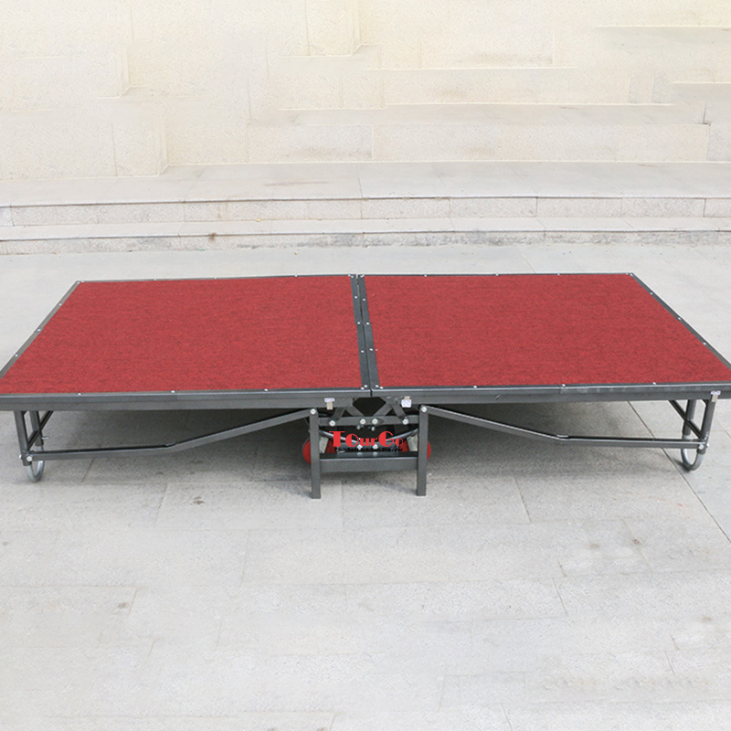 4x8ft Mobile Folding Portable Stage for Hotel
