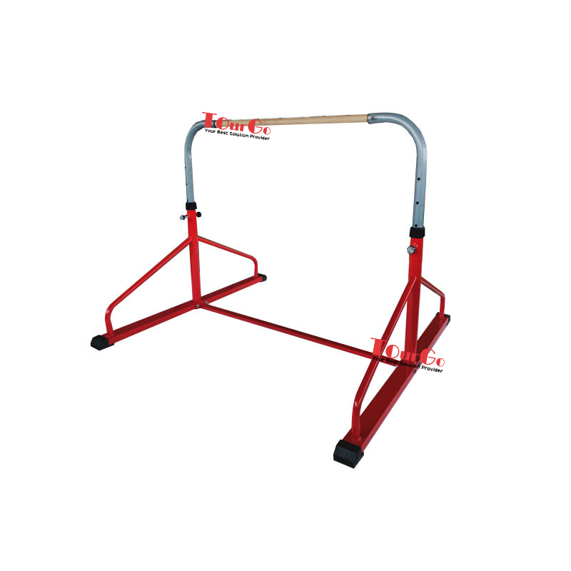 Adjustable free standing gymnastic horizontal bar for kids gymnastic training equipment