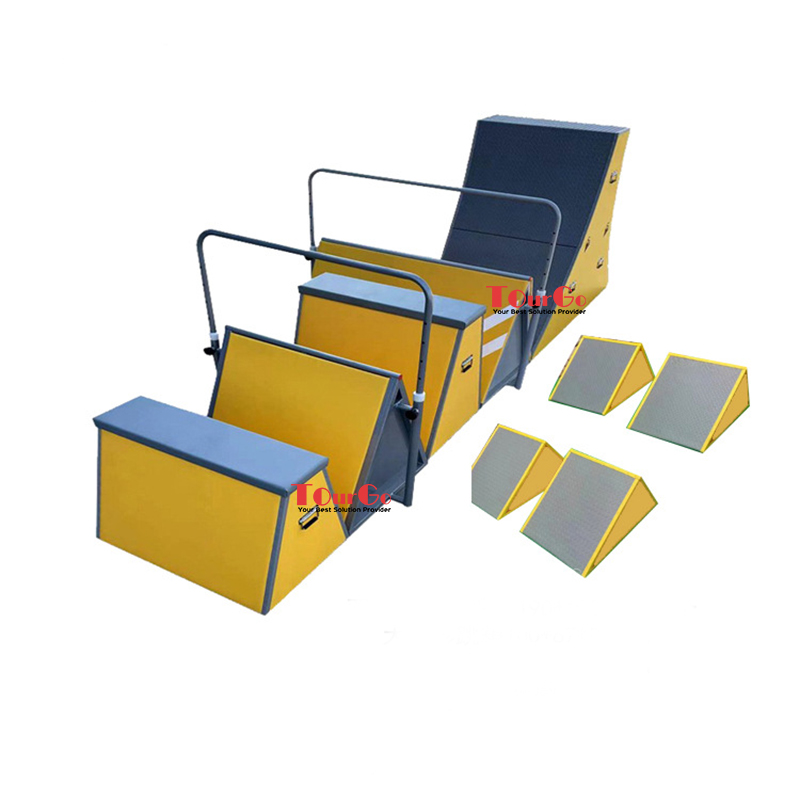 Kids Soft Play Equipment Parkour Track Combination Gymnastics Parkour Fitness Equipment for Children