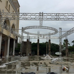 Tourgo Alumimum Round Roof Truss Design / Outdoor Performance Stage Truss for Events