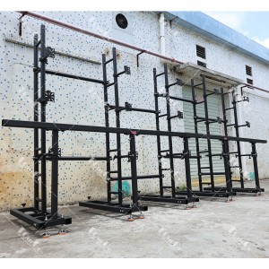 5x3m Aluminum LED Video Wall Truss LED Screen Ground Support Stack System for Concert 0.9-1.3m off the Ground