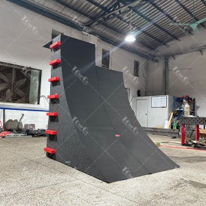 American Kids Ninja Warrior Course Obstacles Warped Wall