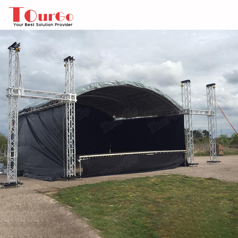 Tourgo Outdoor Aluminum Small Stage Lighting Truss