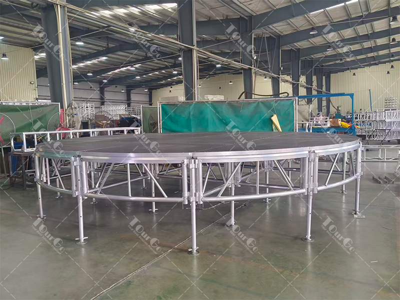 Aluminum Circular Stage
