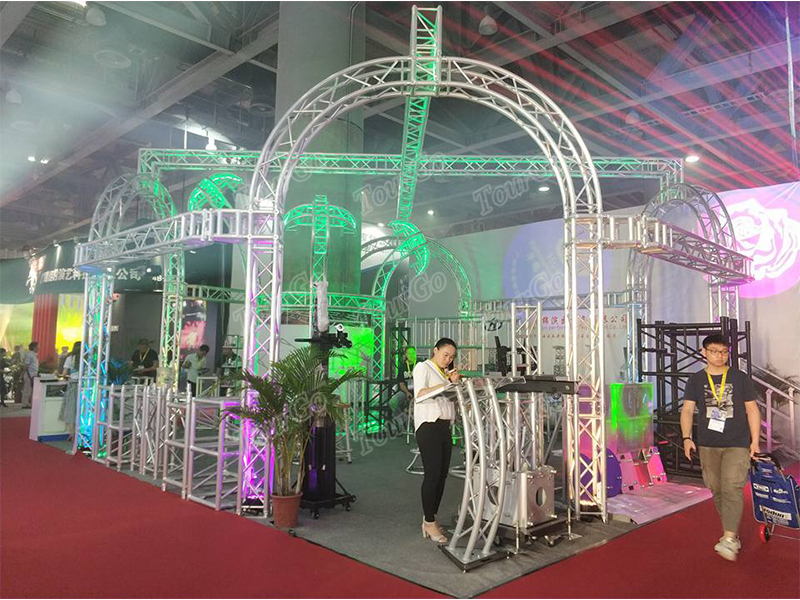 Tourgo Aluminum Custom Exhibition Lighting Truss System for Trade Show