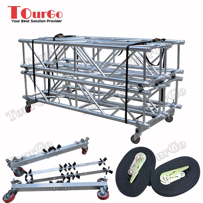 Tourgo Aluminum Truss Dolly Kit for Transporting 400mm Box Truss
