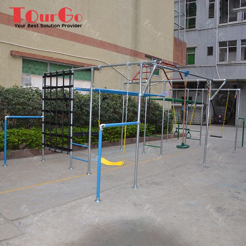 grow play outdoor stand alone backyard ninja play equipment monkey bars set for children and adults