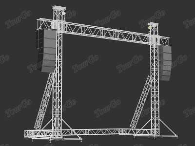 TourGo 7x7m TUV Approved LED Screen Truss / Hanging Speaker Truss