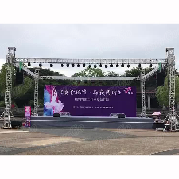 Tourgo Aluminium Stage Truss System For Sale , Outdoor Concert Aluminium Truss