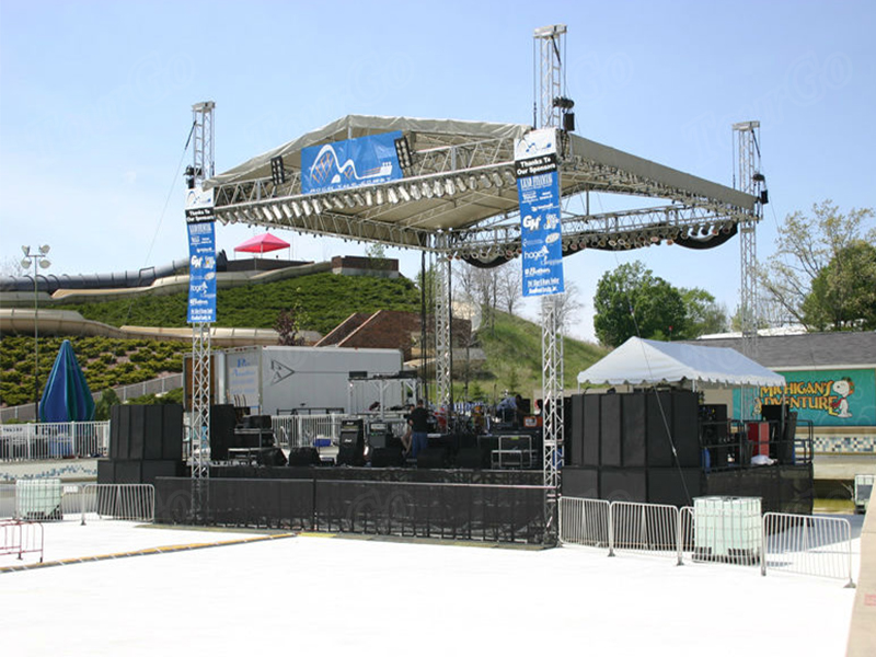 Tourgo Factory price stage truss / aluminum stage truss / aluminum truss system