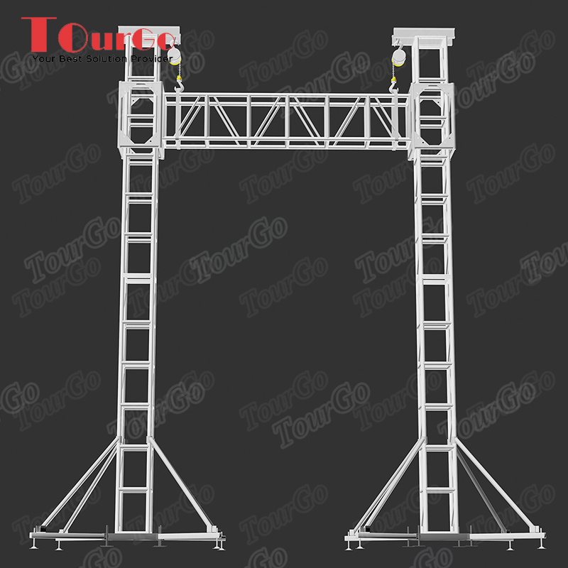 TourGo LED Screen Ground Supports Truss 3.0 m span and load capacity up to 700 kg