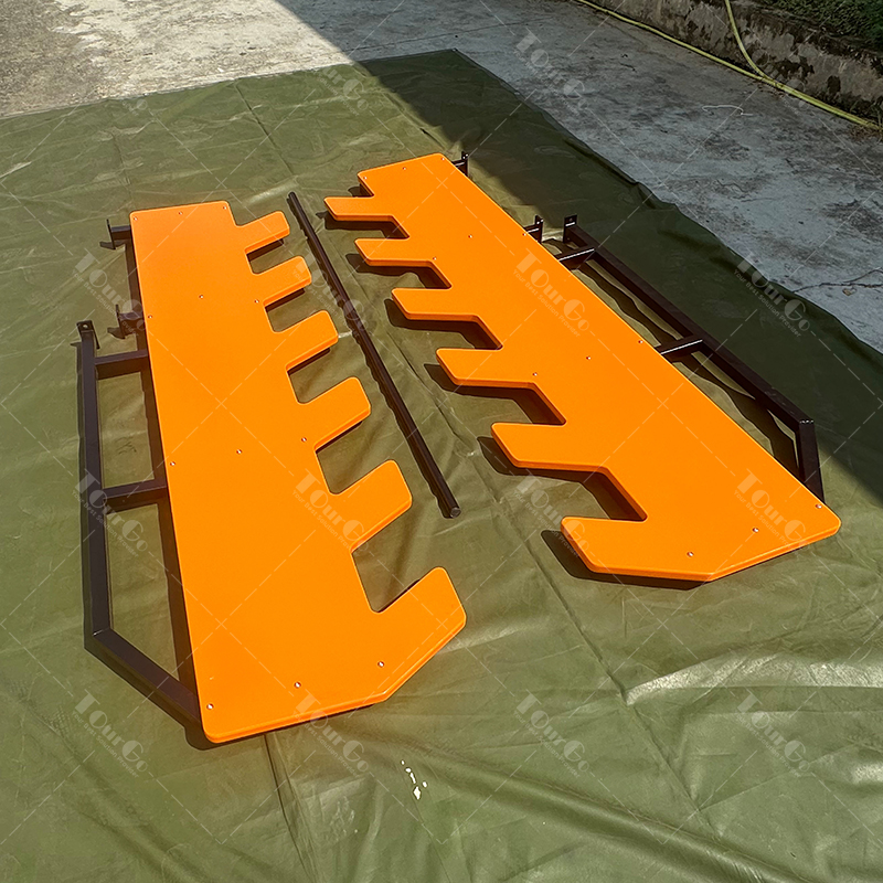 Ninja Warrior Equipment Obstacles Supper Salmon Ladder Pull Up Ladder for Gym Training