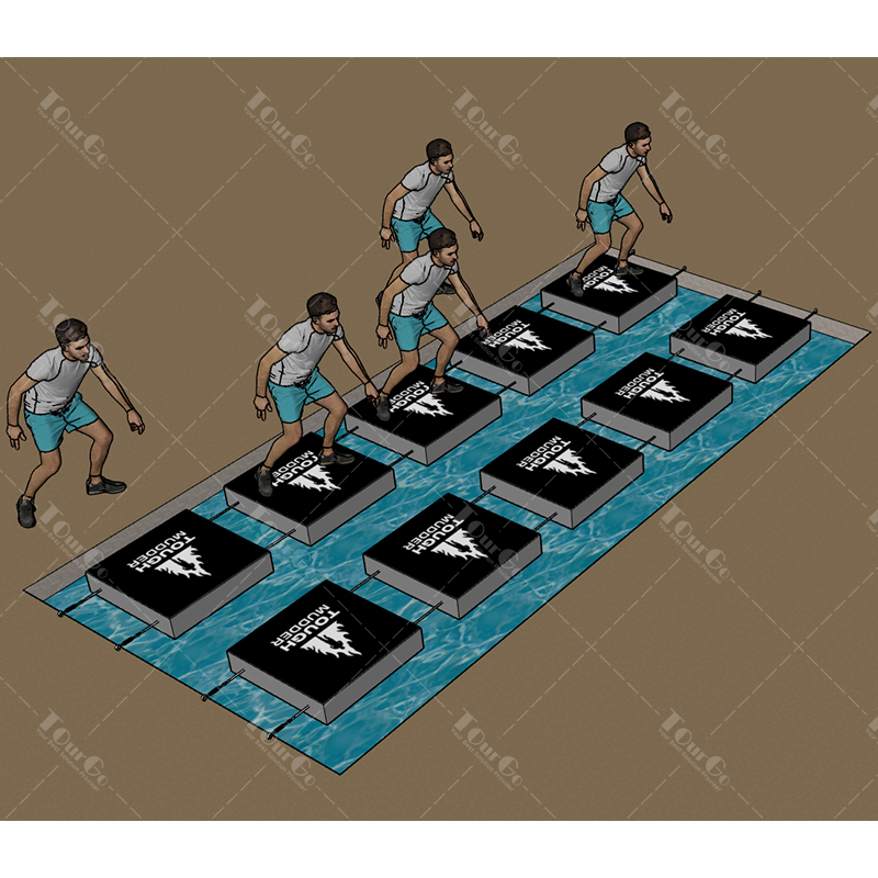 Outdoor Tough Mudder Spartan Race American Ninja Warrior Water 0bstacle Course for Kids and Adult