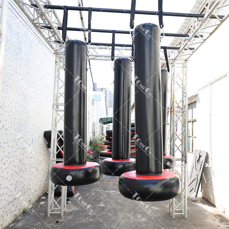 Air Ninja Obstacles- Inflatables Ninja Warrior Course Piston