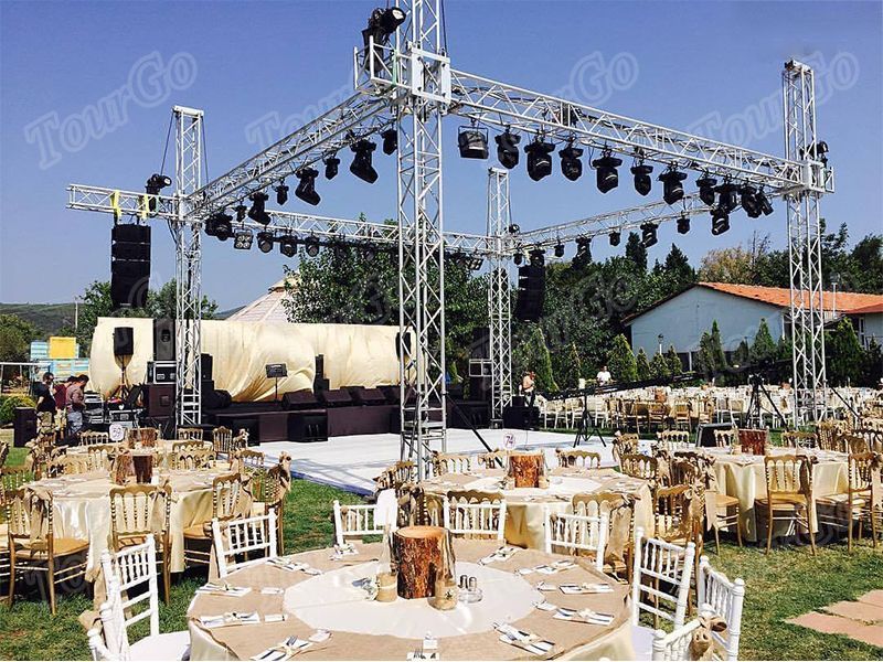 Tourgo Outdoor Wedding Truss Display, Aluminum Lighting Truss Tent