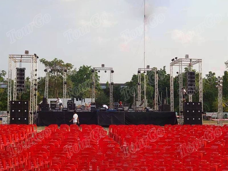 Tourgo Aluminum Stage Layer Truss System for Hanging Lights and Speakers