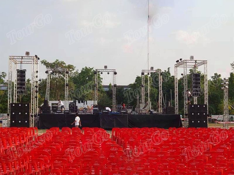 Tourgo Aluminum Stage Layer Truss System for Hanging Lights and Speakers