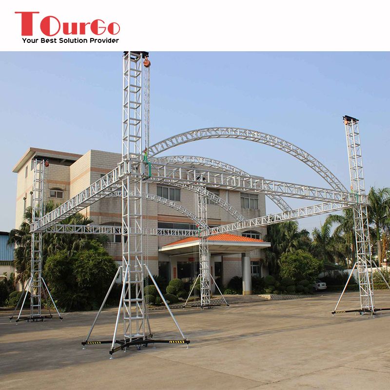 Tourgo Cheap Easy Install Aluminum Lighting Stage Truss