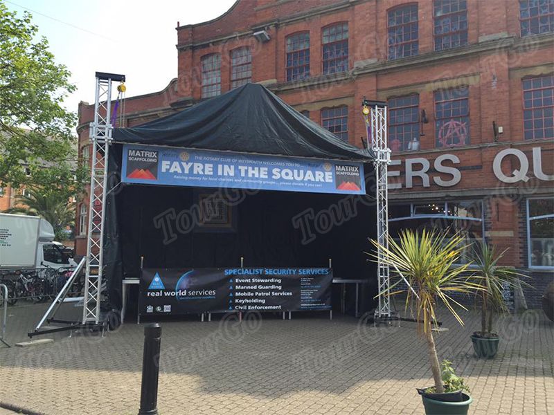 Tourgo 290mm Stage Lighting Frame Aluminum Roof Truss System
