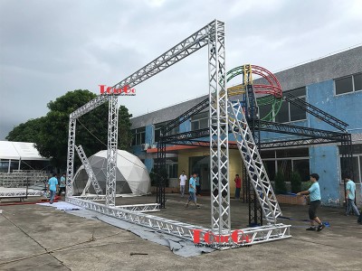 Tourgo Aluminum Stage Backdrop Truss System for Banner