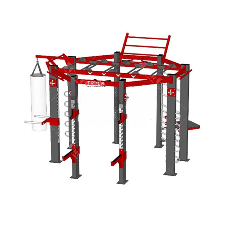 Commercial Multi Functional Gym Equipment Free Standing Frame Rig Cross Fit Rack