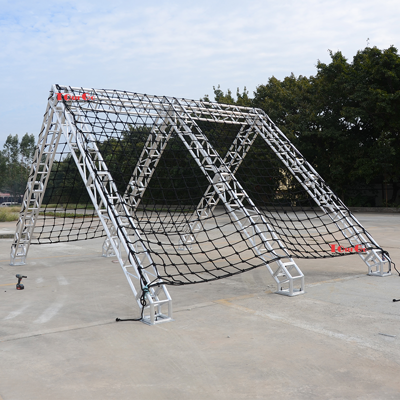 Customizable Size Spartan Race Spartan A Frame Cargo Net Tough Mudder Extreme Obstacle Outdoor Ninja Warrior Courses