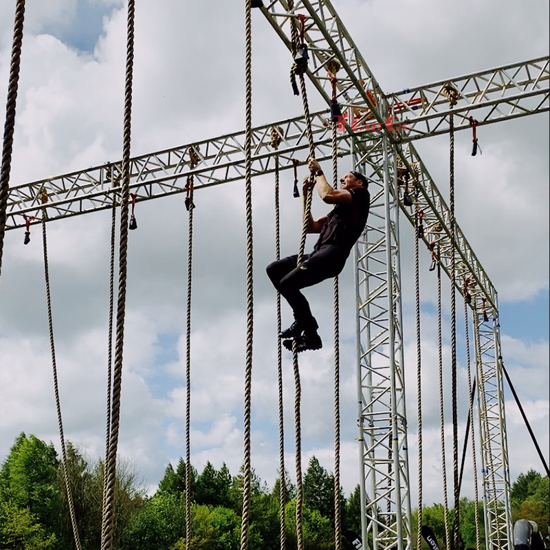 OCR Outdoor Ninja Warrior Spartan Race Climbing Rope Obstacle